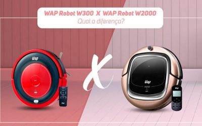 Quais as diferenças entre o WAP Robot W300 e WAP Robot W2000?