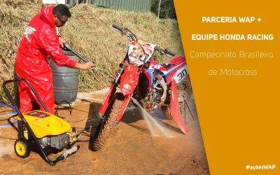 Parceria WAP + Equipe Honda Racing no Campeonato Brasileiro de Motocross