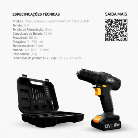 7899831312214 - WAP BPF 12K3 BLACK - 24