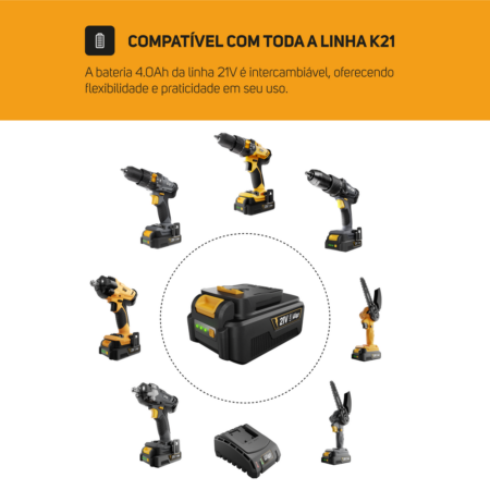 7899831312450 - BATERIA 4 Ah - K21 BT004 - 12