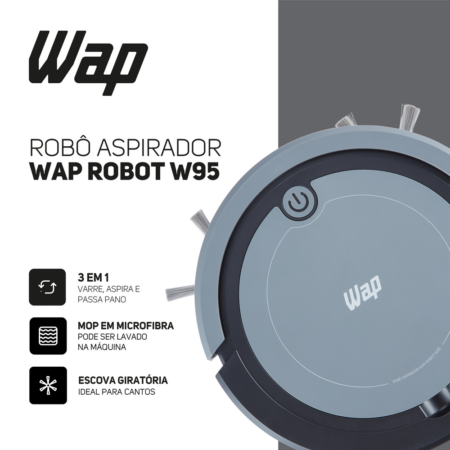 7899831312498 - ROBÔ ASPIRADOR WAP ROBOT W95 - 20