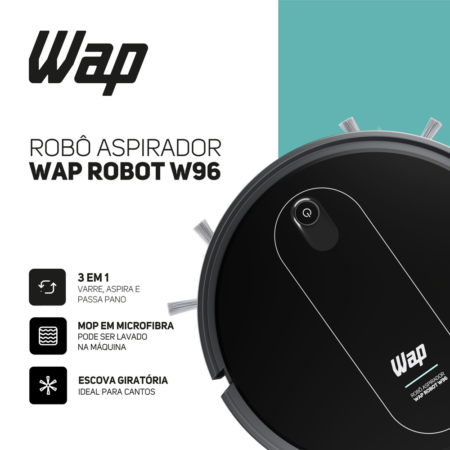 7899831312931 - ROBÔ ASPIRADOR WAP ROBOT W96 - 20