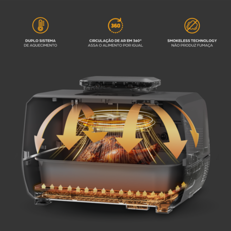 7899831313051 - 7899831313068 - AIRFRY BARBECUE DIGITAL 19