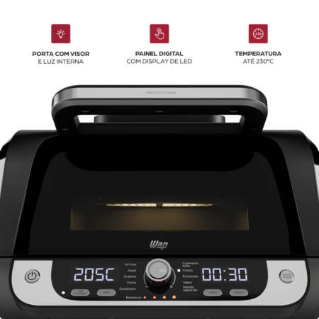 7899831313051 - 7899831313068 - AIRFRY BARBECUE DIGITAL 20