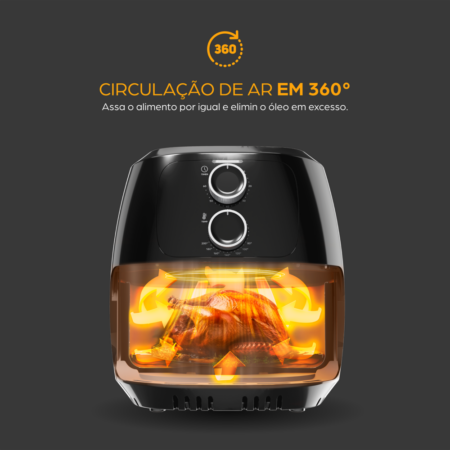 7899831331796 - 7899831331802 - AIRFRY FAMILY 4L PRETA WAFF2-P - 14-04