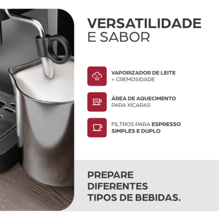 7899831337262 - 7899831337279 - WAP CAFETEIRA ESPRESSO DIGITAL WCM20 -20
