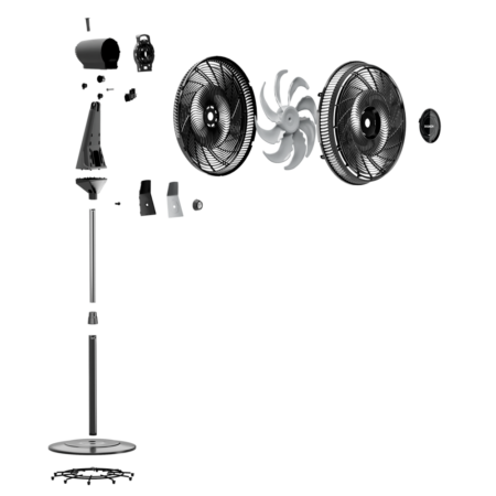 7899831337385 - 7899831337392 - VENTILADOR BAUMON COLUNA - 01