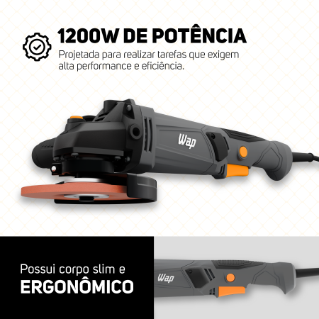 7899831338146 - 7899831338153 - WAP ESMERILHADEIRA ANGULAR 5 WF ES02 - 08