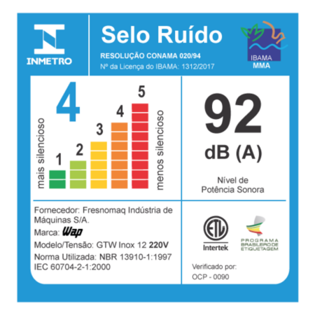 7898152180656 - 7898152180663 - WAP GTW INOX 12 - 17