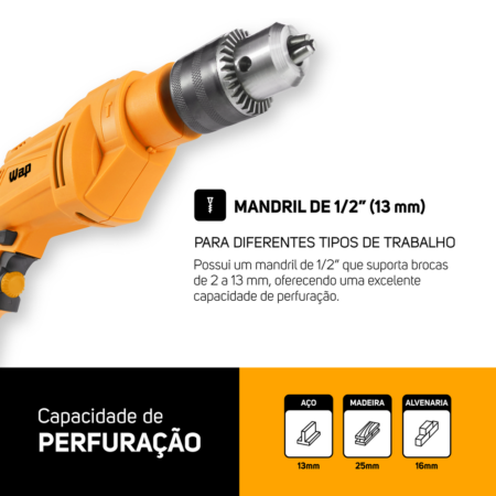 7899831338085 - 7899831338092 - WAP PARAF E FURAD DE IMPACTO WF 700 FE13 - 10