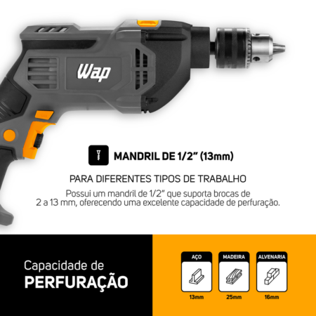 7899831338122 - 7899831338139 - WAP PARAF E FURAD DE IMPACTO WF 1000FE - 08