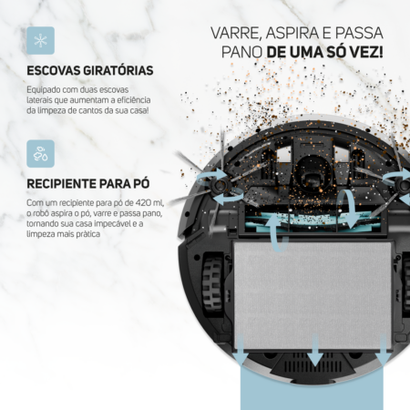 7899831341580 - ROBÔ ASPIRADOR WAP ROBOT W310 - 16