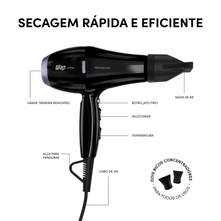 7899831342242 - 7899831342259 - WAP SEC DE CAB INTENSE PRO WS2500 - 12
